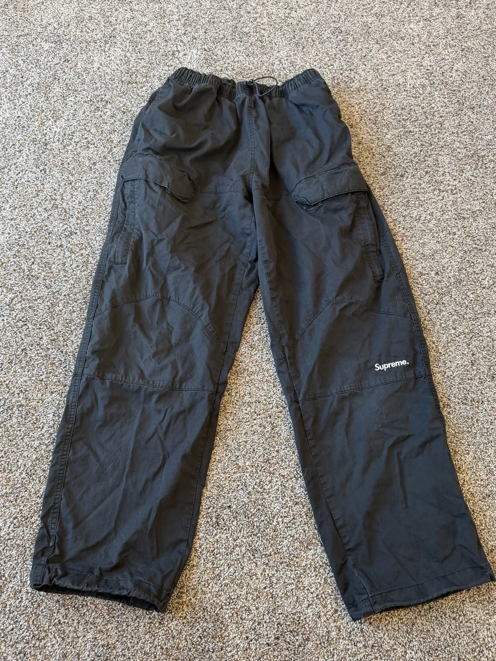 Supreme Cotton Cinch Pant FW21 Black Cargo Pants Small